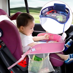 Travel table for children in the car seat 