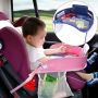 Travel table for children in the car seat 