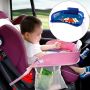 Travel table for children in the car seat 