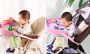 Travel table for children in the car seat 