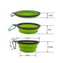 Traveling dog bowl - blue