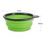 Traveling dog bowl - blue