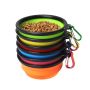Traveling dog bowl - dark pink