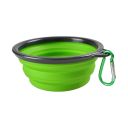 Traveling dog bowl - green