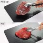 Tray for quick defrosting of food, size 23 x 16.5 x 0.2cm