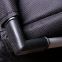 Triple laundry / linen basket - black