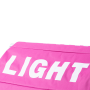 Triple laundry / linen basket - pink