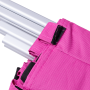 Triple laundry / linen basket - pink