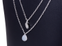 Triple necklace - silver