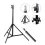 Tripod with LED ring light for recording videos, make-up