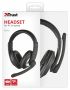 Trust 21662 headphones/headset Wired Head-band Calls/Music Black