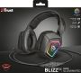 Trust GXT 450 Blizz RGB 7.1 Surround Headset Head-band USB Type-A Black