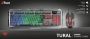 Trust GXT 845 Tural keyboard USB QWERTY Black