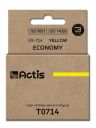 Tusz ACTIS KE-714 (zamiennik Epson T0714, T0894, T1004; Standard; 13.5 ml; żółty)