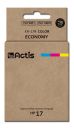 Tusz ACTIS KH-17R (zamiennik HP 17 C6625A; Standard; 39 ml; kolor)