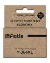 Tusz ACTIS KH-364PBKR (zamiennik HP 364XL CB322EE; Standard; 12 ml; czarny, foto)