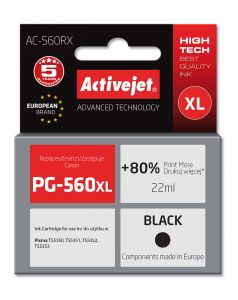 Tusz Activejet AC-560RX (zamiennik Canon PG-560XL; Supreme; 22ml; czarny)