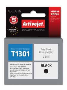 Tusz Activejet AE-1301N (zamiennik Epson T1301; Supreme; 32 ml; czarny)
