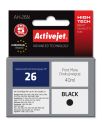 Tusz Activejet AH-26N (zamiennik HP 26 C51626A; Supreme; 40 ml; czarny)