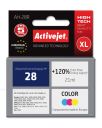 Tusz Activejet AH-28R (zamiennik HP 28 C8728A; Premium; 21 ml; kolor)