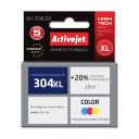 Tusz Activejet AH-304CRX (zamiennik HP 304XL N9K07AE; Premium; 18 ml; kolor)