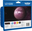 Tusz Brother zestaw LC1220VALBP=LC-1220VALBP, zawiera CMYBK, LC1220C+LC1220M+LC1220Y+LC1220BK