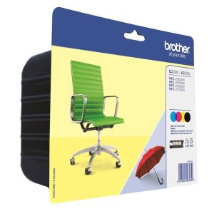 Tusz Brother zestaw LC229XLVALBP=LC-229XLVALBP, zawiera CMYBK, LC229XL+LC225XLC+LC225XLM+LC225XLY