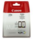 Tusz Canon zestaw PG-545/CL-546=PG545/CL546=8287B005, zawiera czarny i kolor, PG-545+CL-546