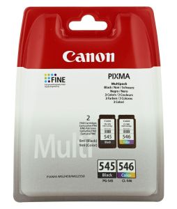 Tusz Canon zestaw PG-545/CL-546=PG545/CL546=8287B005, zawiera czarny i kolor, PG-545+CL-546