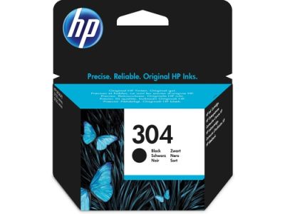 Tusz HP czarny HP 304, HP304=N9K06AE, 120 str.