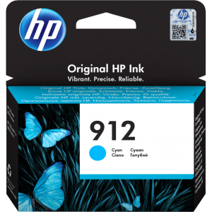 Tusz HP niebieski HP 912, HP912=3YL77AE, 315 str.
