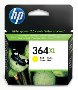 Tusz HP żółty HP 364XL, HP364XL=CB325EE, 750 str.,6 ml