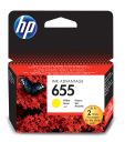 Tusz HP żółty HP 655, HP655=CZ112AE, 600 str.