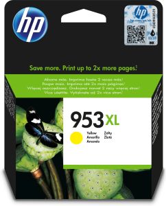 Tusz HP żółty HP 953XL, HP953XL=F6U18AE, 1600 str.,20 ml.