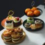 Two-tier plateau / shelf - black