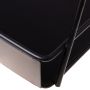 Two-tier shelf for cosmetics - black