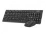 uGo UZB-1439 keyboard RF Wireless + USB QWERTY UK International Black