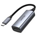 UNITEK ADAPTER USB-C - DP 1.2 4K@60HZ, ALU, 15CM