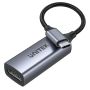 UNITEK ADAPTER USB-C - DP 1.2 4K@60HZ, ALU, 15CM