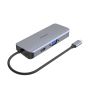 UNITEK D1026B interface hub USB 3.2 Gen 1 (3.1 Gen 1) Type-C 5000 Mbit/s Grey