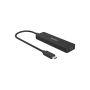 UNITEK H1108B interface hub USB 3.2 Gen 1 (3.1 Gen 1) Type-C 5000 Mbit/s Black