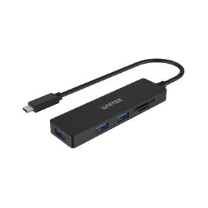 UNITEK H1108B interface hub USB 3.2 Gen 1 (3.1 Gen 1) Type-C 5000 Mbit/s Black