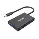 UNITEK HUB USB-C 10GBPS, 4X USB-A, H1301A