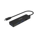 UNITEK HUB USB-C 3XUSB 3.1 GEN1,SD MICROSD, H1108B
