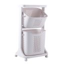 Universal 2-tier wheeled baskets