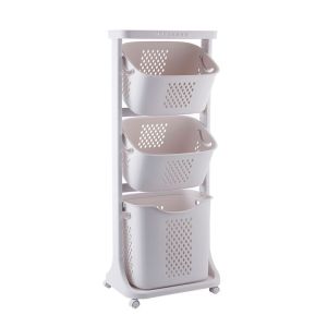 Universal 3-tier wheeled baskets 