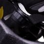 Universal helmet for bicycles - black and white