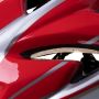 Universal helmet for bicycles - red-white
