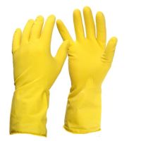 Universal protective rubber gloves, size M- 5p.