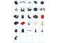 Universal set of accessories for GoPro 50in1 cameras